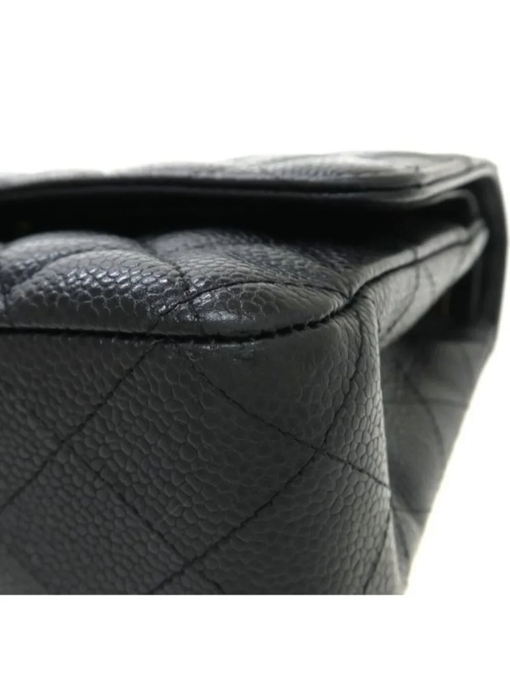 Chanel Caviar Quilted Double Flap Bag Chain